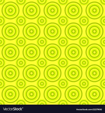 Seamless geometrical circle pattern background vector image