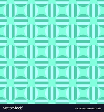 Seamless geometrical circle pattern design vector image