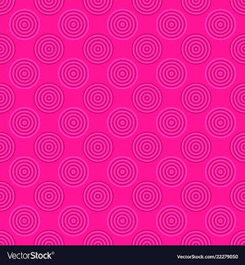 Seamless geometrical circle pattern design vector image