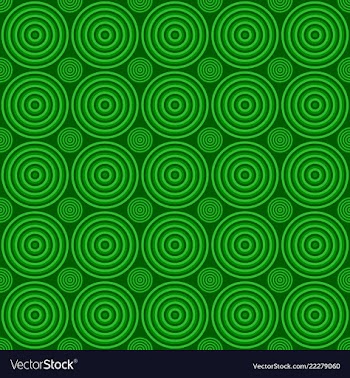 Seamless geometrical circle pattern design vector image