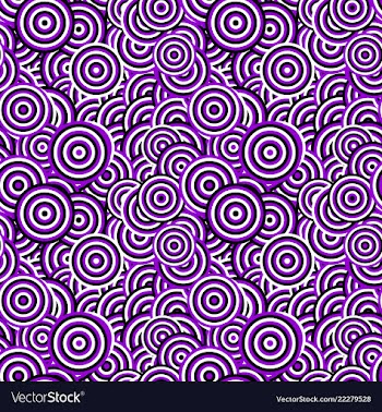 Seamless geometrical concentric circle pattern vector image