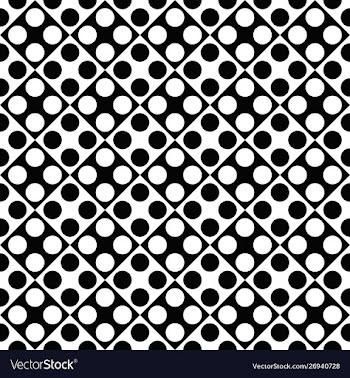 Seamless geometrical dot pattern background vector image