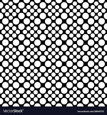 Seamless geometrical dot pattern background vector image