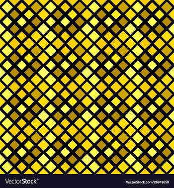 Seamless geometrical golden diagonal square vector image