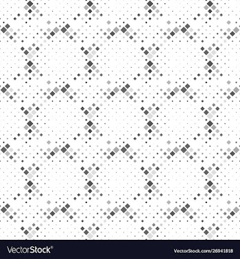 Seamless geometrical grey square pattern vector image
