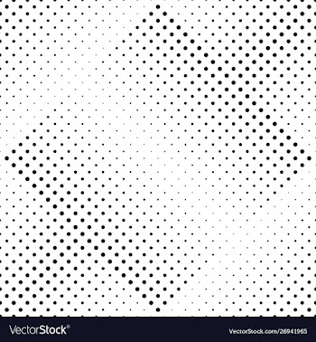 Seamless geometrical monochrome abstract dot vector image