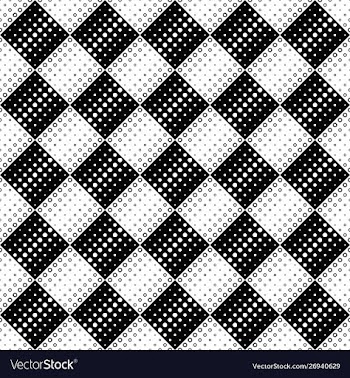 Seamless geometrical monochrome circle pattern vector image