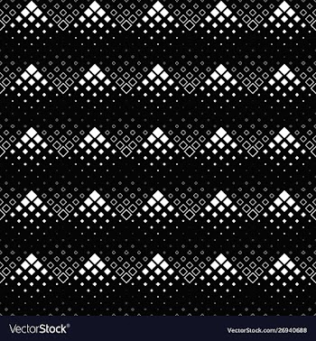 Seamless geometrical monochrome diagonal square vector image