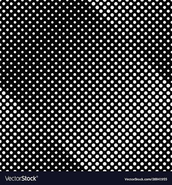 Seamless geometrical monochrome dot pattern vector image