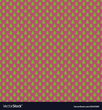 Seamless geometrical pine tree forest pattern vector image