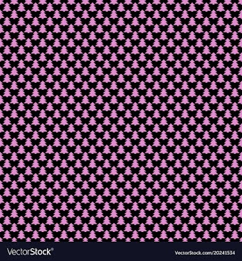 Seamless geometrical pine tree pattern background vector image