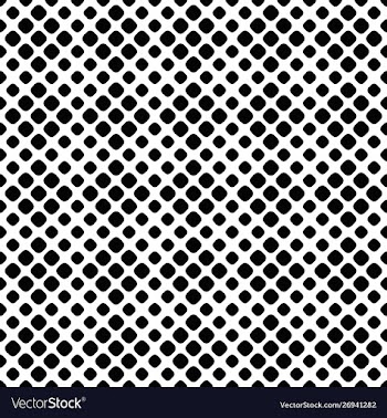 Seamless geometrical rounded square pattern vector image