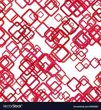 Seamless geometrical square pattern background vector image