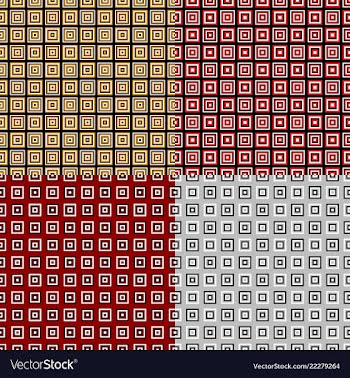 Seamless geometrical square pattern background vector image