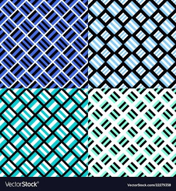 Seamless geometrical square pattern background vector image