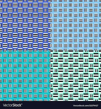 Seamless geometrical square pattern background vector image