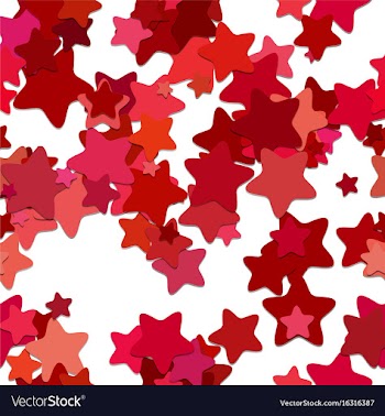 Seamless geometrical star background pattern vector image