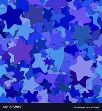Seamless geometrical star background pattern vector image