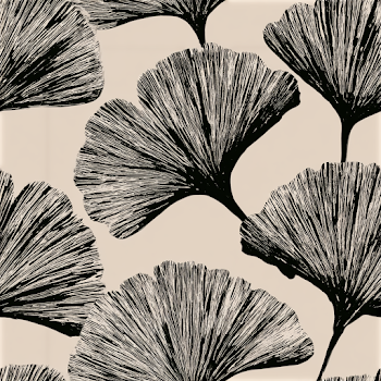 Seamless Ginkgo Biloba Leaf Pattern
