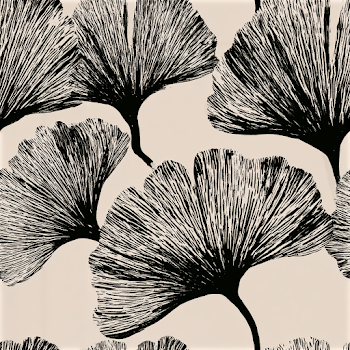 Seamless Ginkgo Biloba Leaf Pattern