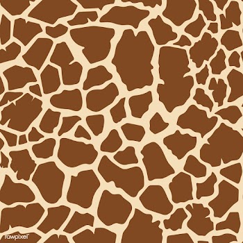 Seamless giraffe skin pattern vector | Free stock vector - 516197