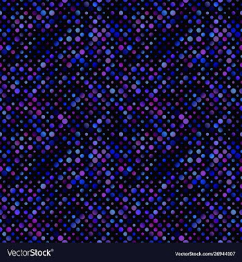 Seamless gradient geometrical chaotic dot pattern vector image