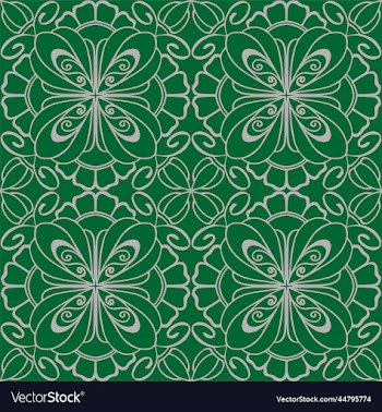 seamless graphic pattern floral gray ornament
