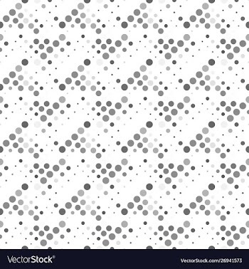 Seamless gray abstract dot pattern background vector image