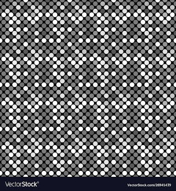 Seamless gray geometrical abstract circle pattern vector image