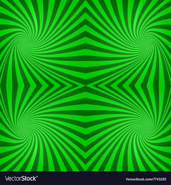 Seamless green abstract swirl background vector image