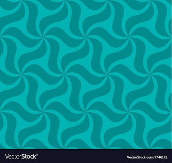 Seamless green and blue curved pattern wallpaper vector image