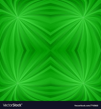 Seamless green twirl pattern background vector image