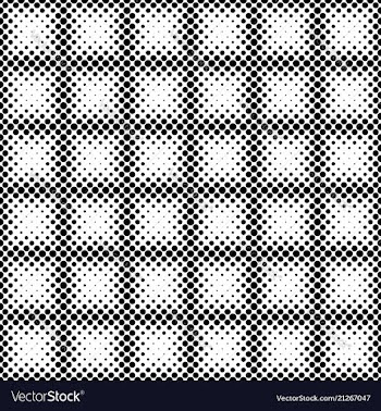 Seamless halftone background vector image