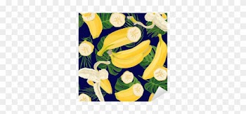 Seamless Hand Drawn Tropical Pattern With Palm Leaves, - Tropics
