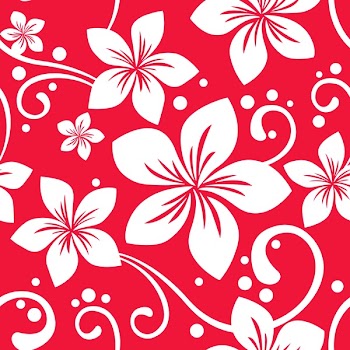 Seamless Hawaiian Christmas Pattern