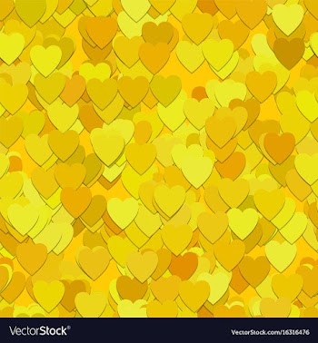 Seamless heart pattern background - design vector image