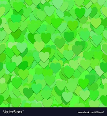 Seamless heart pattern background - design vector image