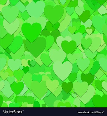 Seamless heart pattern background - design vector image