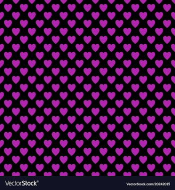 Seamless heart pattern background - love concept vector image