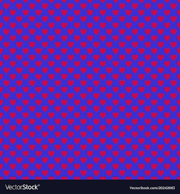 Seamless heart pattern background - love concept vector image