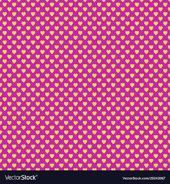 Seamless heart pattern background - love concept vector image