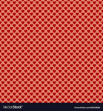 Seamless heart pattern background - valentines vector image