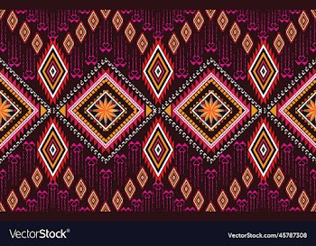 seamless ikat pattern abstract background