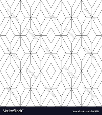 Seamless japanese pattern shoji kumiko in black vector image