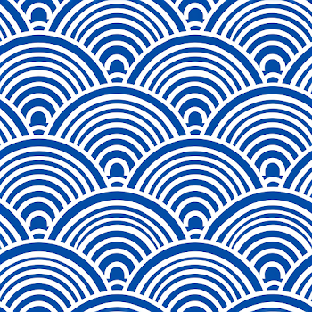 Seamless Japanese Seigaiha Wave Pattern