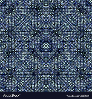 Seamless kaleidoscope pattern background design vector image