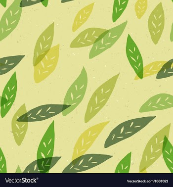 Seamless leaves pattern vector image