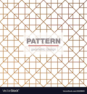 Seamless linear pattern with thin poly lines and vector image