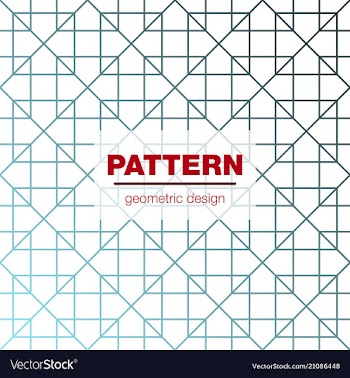 Seamless linear pattern with thin poly lines and vector image
