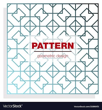 Seamless linear pattern with thin poly lines and vector image